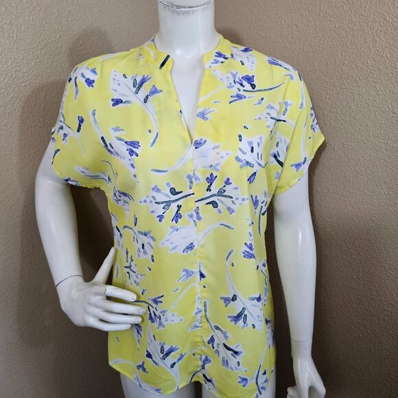 CABI #5213 Stevie Sunny Days Yellow Floral Blouse~Size S - Picture 2 of 10